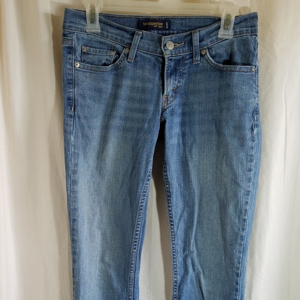 Levi's Ladies 524 too superlow Jeans Sz 3M